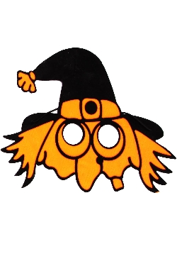 MASCHERA DA STREGA DI HALLOWEEN 